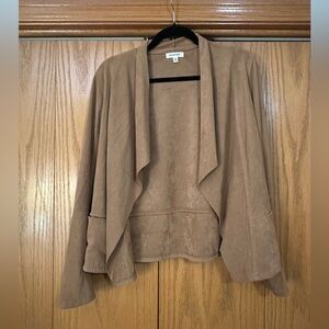 Max Studio Faux Leather Jacket Size Large